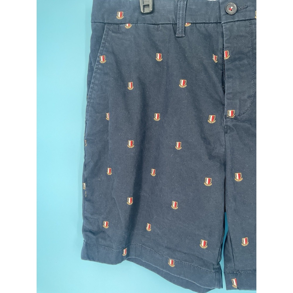 Mens Shorts‎ Tommy Hilfiger Size 34 Navy Blue Crest Five Pocket Inseam 5.5 - Picture 2 of 5
